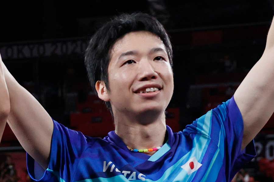 東京五輪ではメダルを2個獲得した水谷隼【写真：Getty Images】