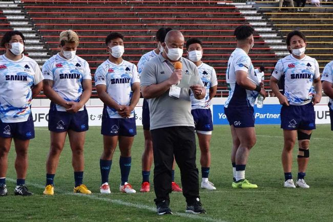 宗像サニックス「永遠のノーサイド」 28年の歴史に刻まれた