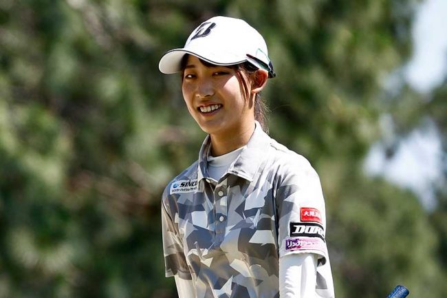 渋野日向子との「一生の思い出」 身長175cm馬場咲希、8年ぶり快挙の