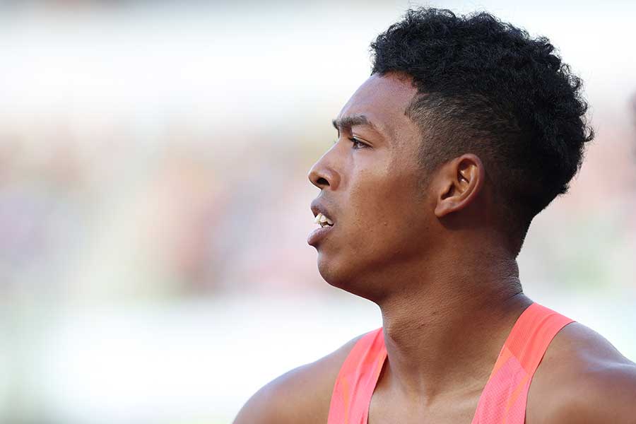 世界陸上、男子100メートル準決勝で決勝進出を果たしたサニブラウン・ハキーム【写真：Getty Images】