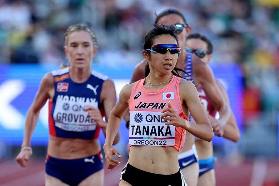 世界陸上、女子5000m決勝で12位となった田中希実【写真：ロイター】
