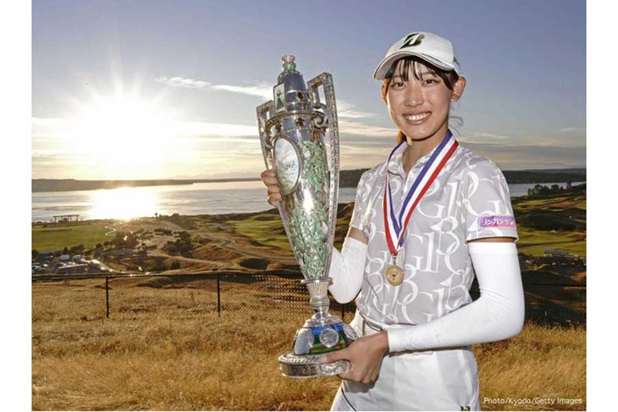 全米女子アマチュア選手権で優勝した馬場咲希