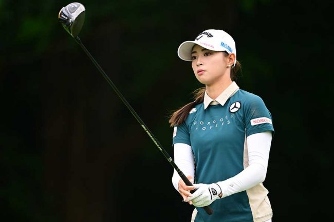 女子ゴルフ柏原明日架が驚きのチップイン 吸い込まれる瞬間に「まさか