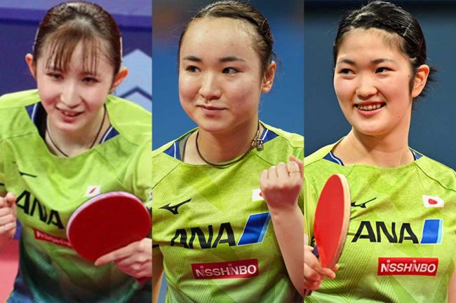 日本女子、4大会連続決勝進出！ 早田ひな土壇場逆転で51年ぶりV王手