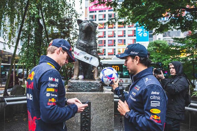 F1角田裕毅＆フェルスタッペンが法定速度で対決 実はあった日本GP