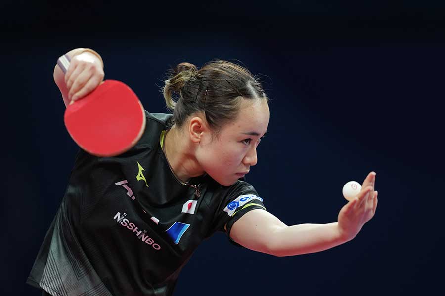 世界卓球、中国に敗れた伊藤美誠【写真：Getty Images】