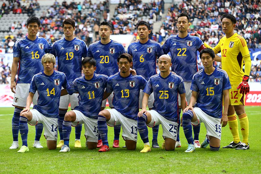 カタール大会に挑むサッカー日本代表【写真：ロイター】