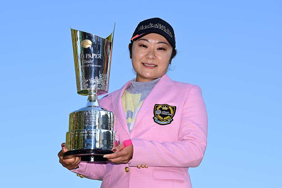 大王製紙エリエールレディスで優勝した藤田さいき【写真：Getty Images】