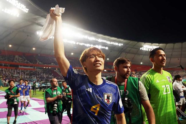 ドイツ撃破の裏で転倒カメラマンを救出 日本代表戦士の何気ない優しさ