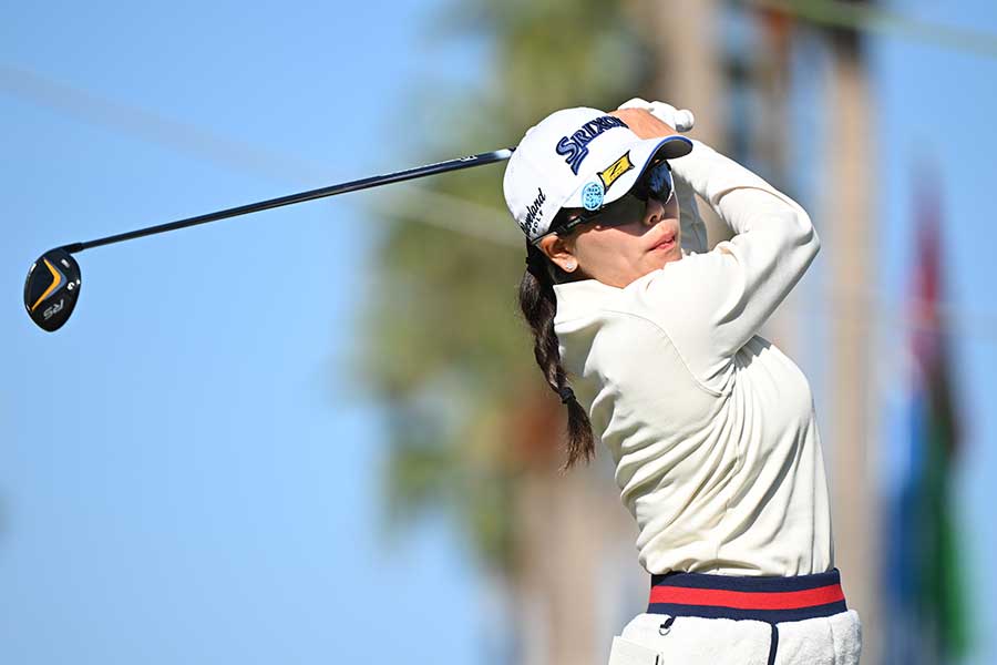 JLPGAツアーチャンピオンシップリコーカップ第2日に出場した勝みなみ【写真：Getty Images】