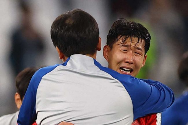 韓国奇跡の決勝T進出、エースFWソン・フンミン号泣に日本のSNS感動「涙