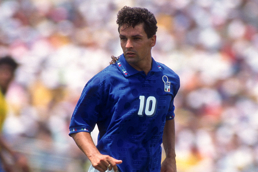 94年アメリカW杯に出場したイタリア代表のロベルト・バッジョ【写真：Getty Images】
