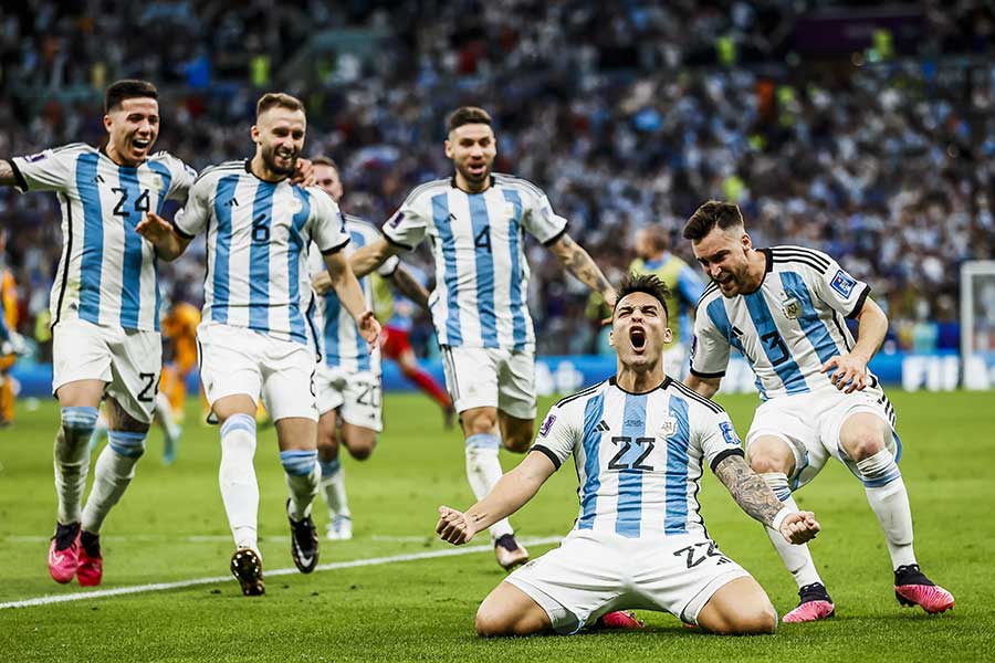 PK戦の末に4-3で勝利したアルゼンチン【写真：Getty Images】
