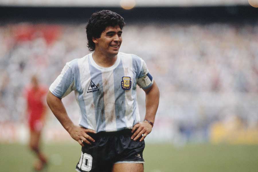 アルゼンチン代表時代のディエゴ・マラドーナ【写真：Getty Images】