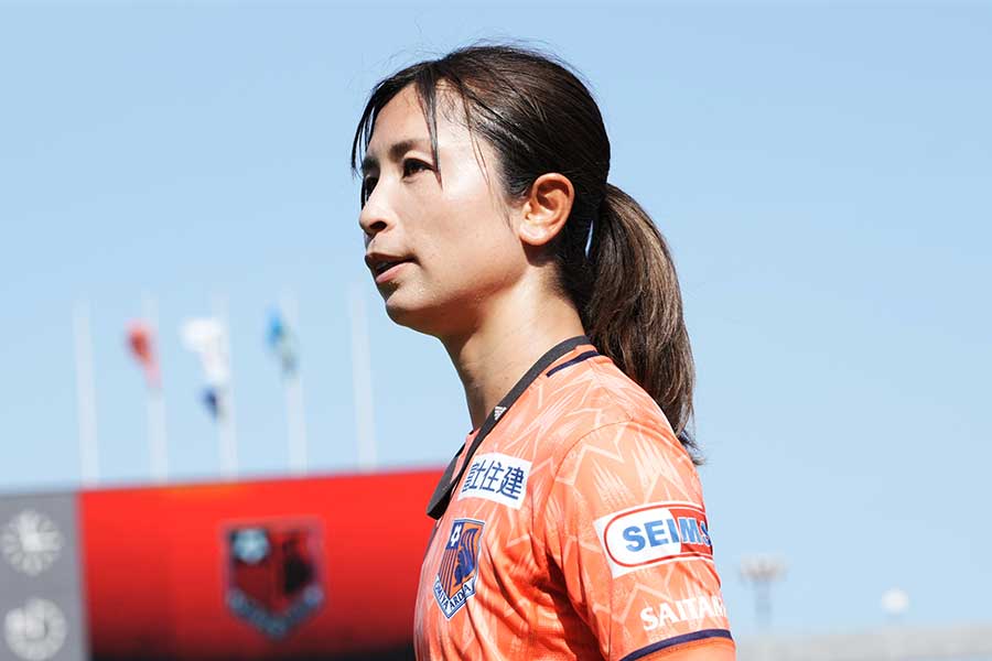 女子サッカーの鮫島彩【写真：Getty Images】