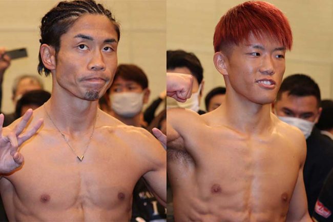 ボクシングダブル世界戦4選手が計量パス 亀田興毅氏が手掛ける谷口 