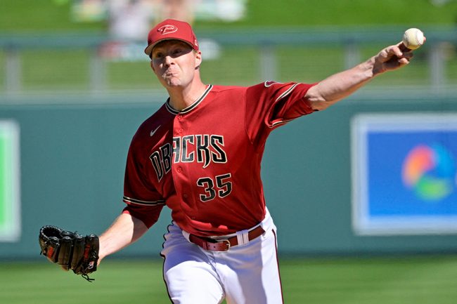 Joe Mantiply did not finish his warmup tosses in time, and Brennen