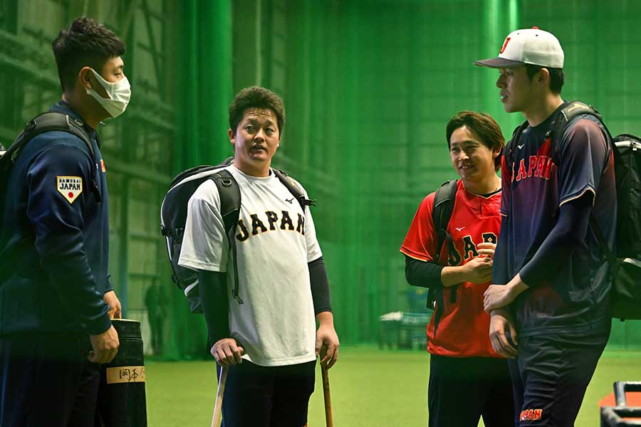 強化試合へ向けて調整するWBC日本代表【写真：Getty Images】