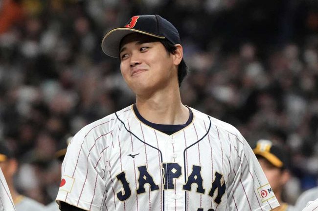 大谷翔平、試合前に