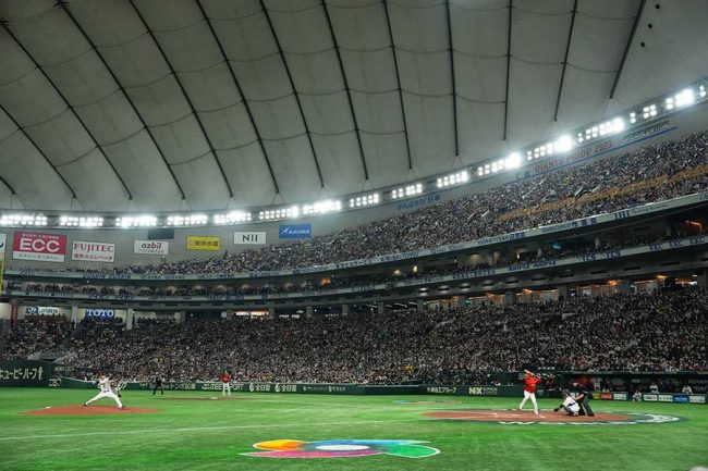 WBC東京ドームを訪問したロッテ愛溢れる大物 かつての教え子にエール