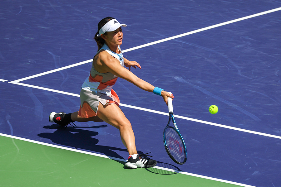 女子テニスの加藤未唯【写真：Getty Images】