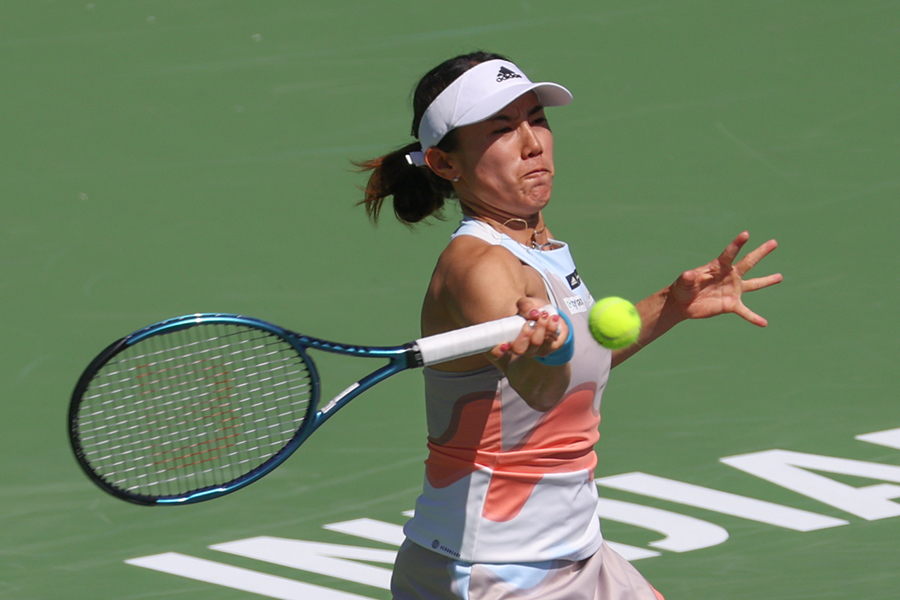 女子テニスの加藤未唯【写真：Getty Images】