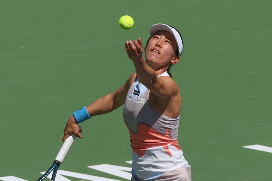 女子テニスの加藤未唯【写真：Getty Images】