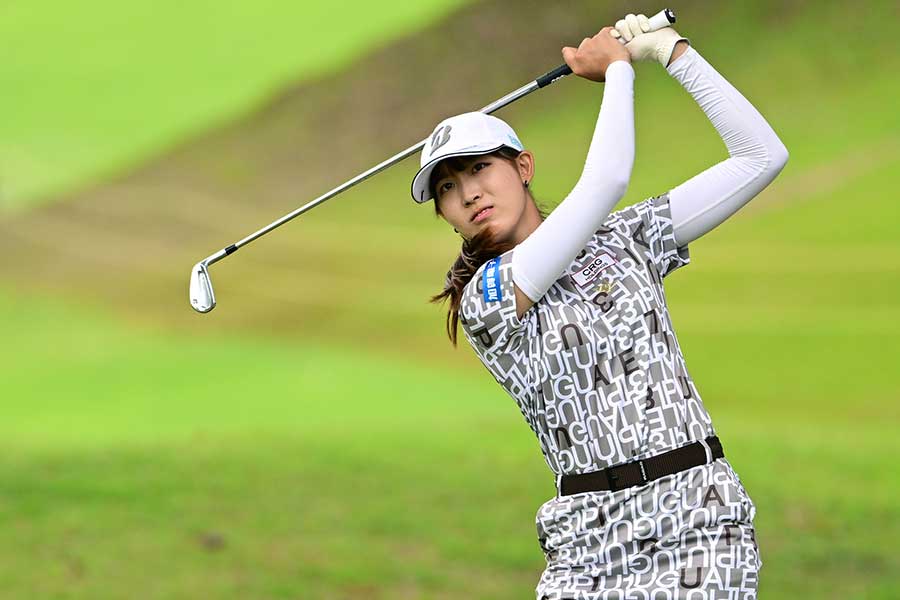 宮里藍サントリーレディス第3日に出場した馬場咲希【写真：Getty Images】