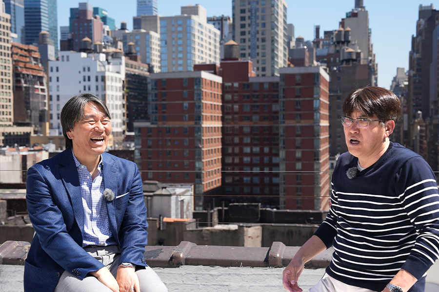 石橋貴明氏と松井秀喜氏との特別対談が実現【写真：Abema提供】