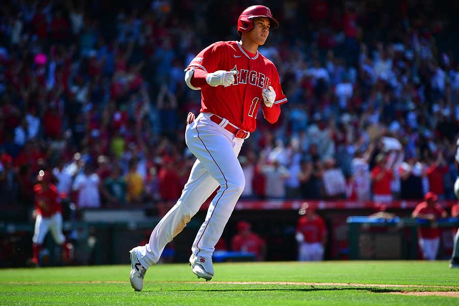 29号2ランを放ったエンゼルスの大谷翔平【写真：ロイター】