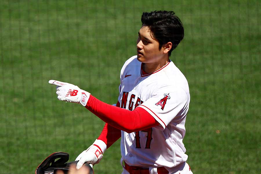 ダイヤモンドバックス戦で31号を放ったエンゼルスの大谷翔平【写真：Getty Images】