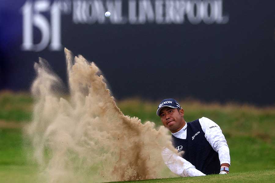 全英オープン、通算イーブンパーで25位の松山英樹【写真：ロイター】