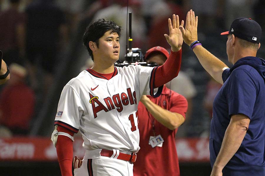 パイレーツ戦で8勝目を挙げたエンゼルスの大谷翔平【写真：ロイター】