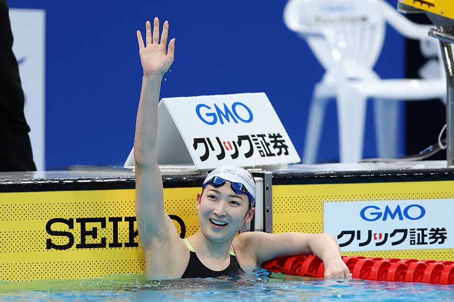 女子バタフライ＆自由形・池江璃花子【写真：Getty Images】