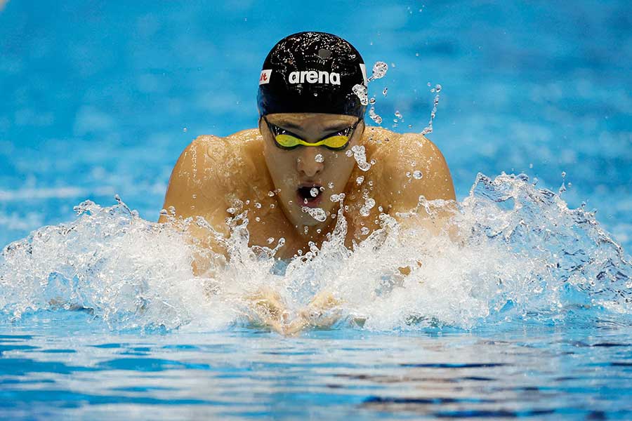 男子200メートル個人メドレーを泳ぐ瀬戸大也【写真：ロイター】