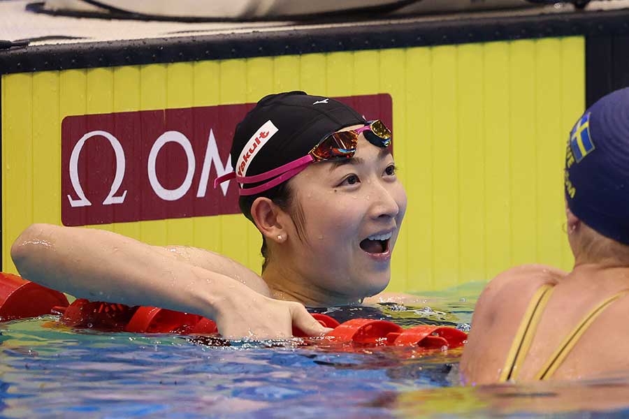 世界水泳に出場している池江璃花子【写真：Getty Images】