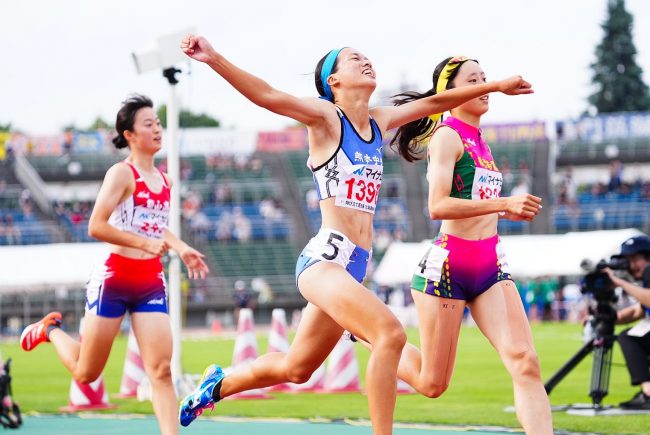 女子100m初優勝の裏に敗退したライバルへの想い 熊本中央・山形