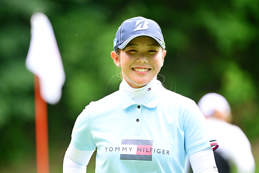 北海道meijiカップ初日をプレーする吉田優利【写真：Getty Images】