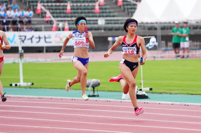 女子400mリレーは京都橘が夢に見た日本一！ 瀧野未来は個人2冠「400m