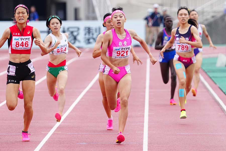 1年生で高校No.1になった久保の夢は「オリンピック」【写真：荒川祐史】