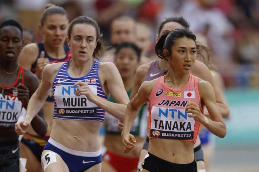女子1500メートルで予選を通過した田中希実【写真：奥井隆史】