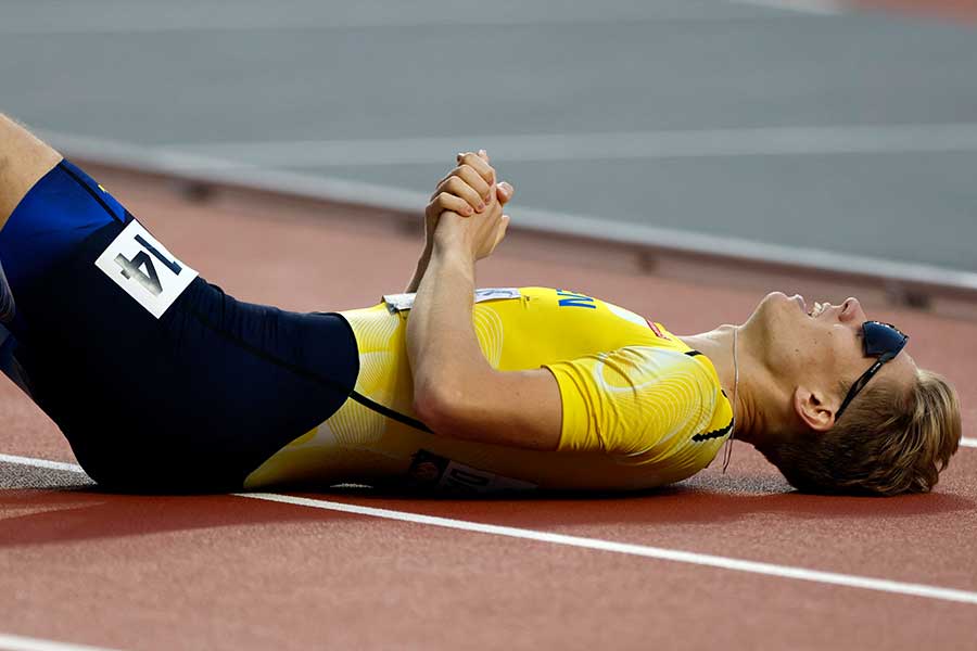 世界陸上男子1500メートル予選で3人が転倒するアクシデントが発生【写真：ロイター】
