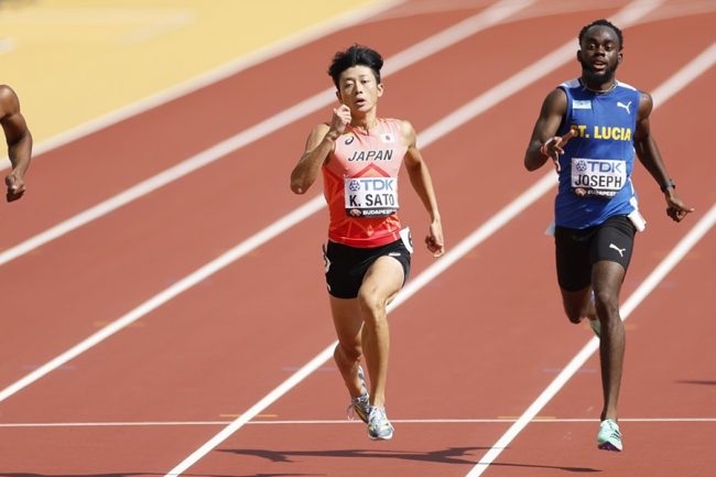 世界陸上、男子400mで