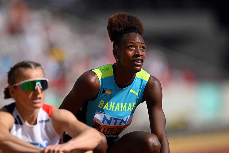 女子400メートル予選で3組7着だったショーナ・ミラーウイボ【写真：Getty Images】