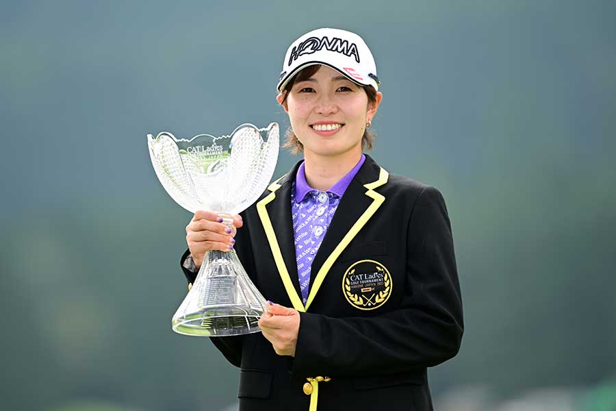 CATレディースでツアー初優勝を果たした蛭田みな美【写真：Getty Images】