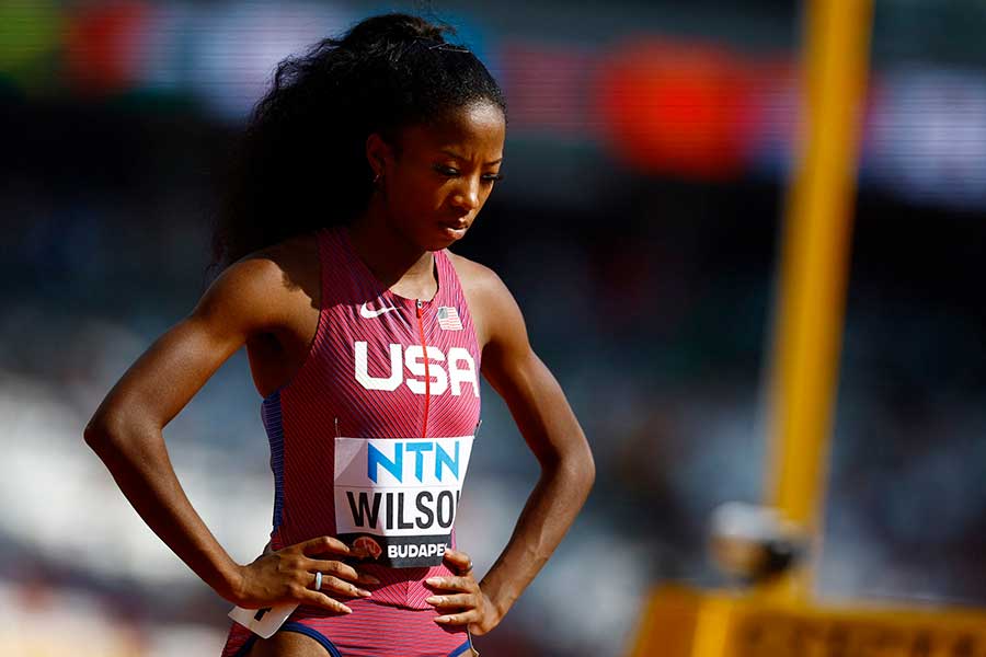 女子400メートルのブリットン・ウィルソン【写真：ロイター】