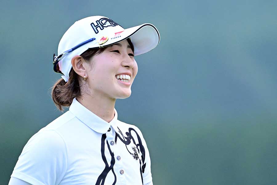 CATレディースでツアー初優勝を果たした蛭田みな美【写真：Getty Images】