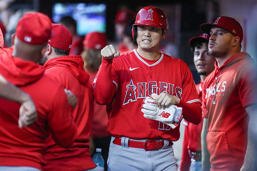 メッツ戦に「2番・DH」で出場したエンゼルスの大谷翔平【写真：ロイター】