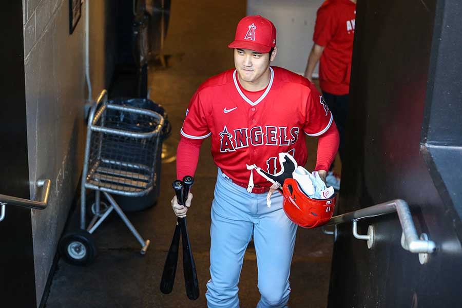 エンゼルスの大谷翔平【写真：ロイター】