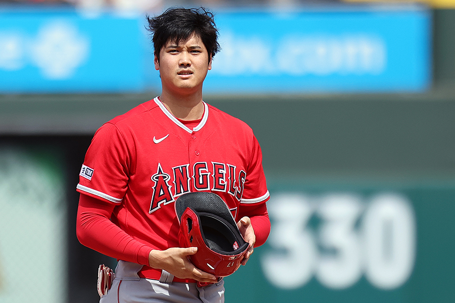 敵地フィリーズ戦に「3番・DH」で出場したエンゼルスの大谷翔平【写真：Getty Images】